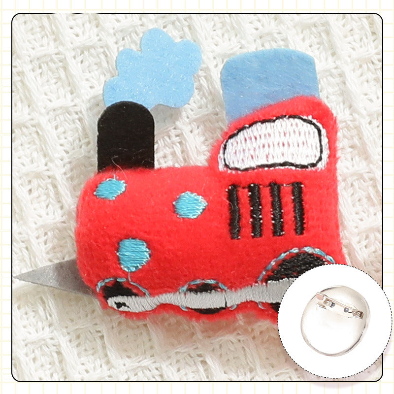 Plush cartoon cute brooch MYA-ZhanY005