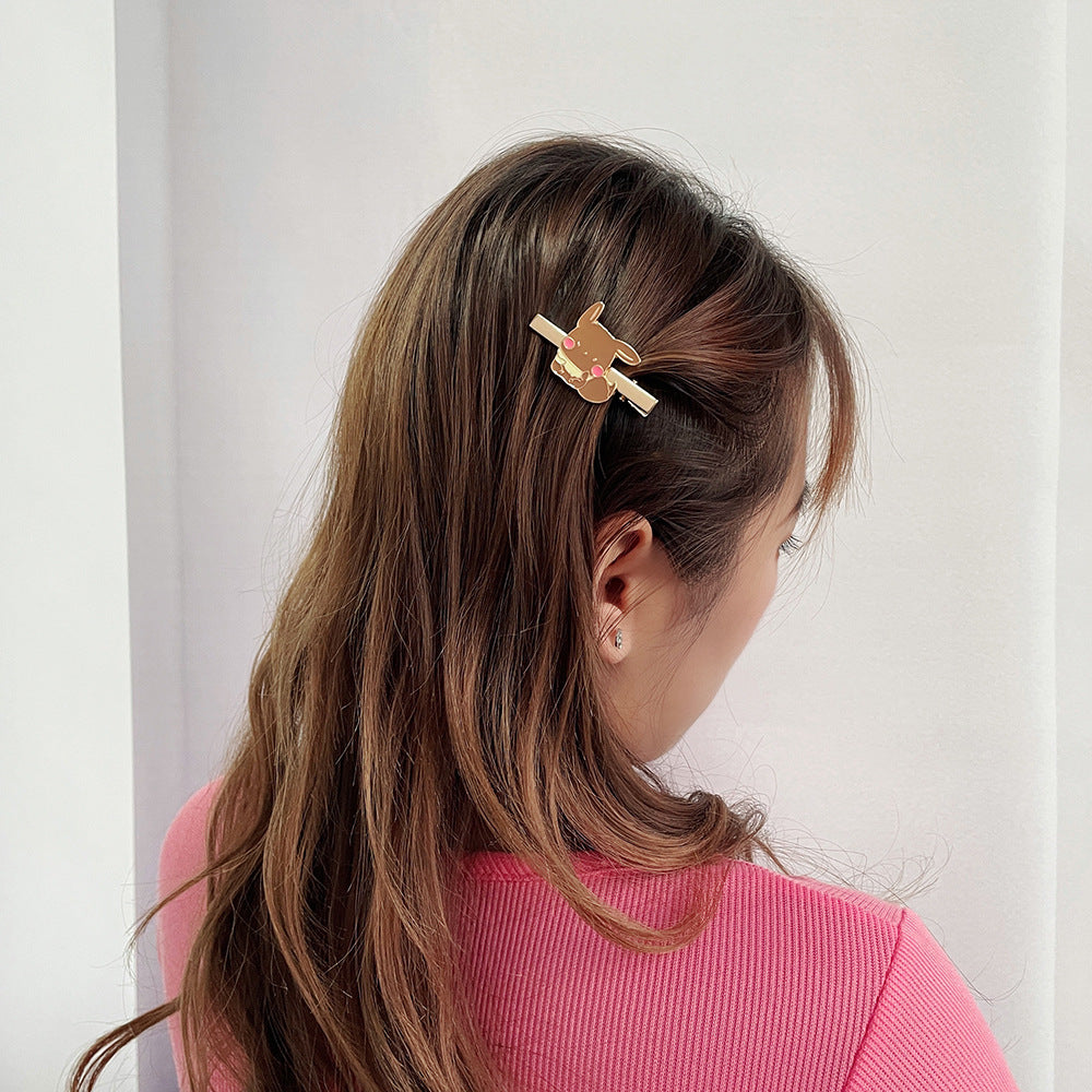 Alloy Cute Bee One Line Hair Clip (Minimo de compra 2) MIC-YunX011