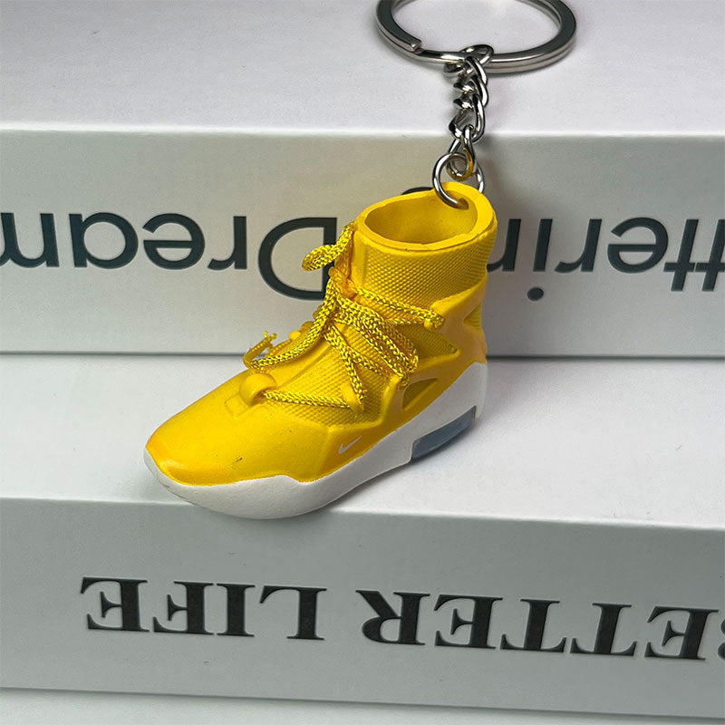 PVC gradient 3D high top shoe keychain MIC-MiaoY085