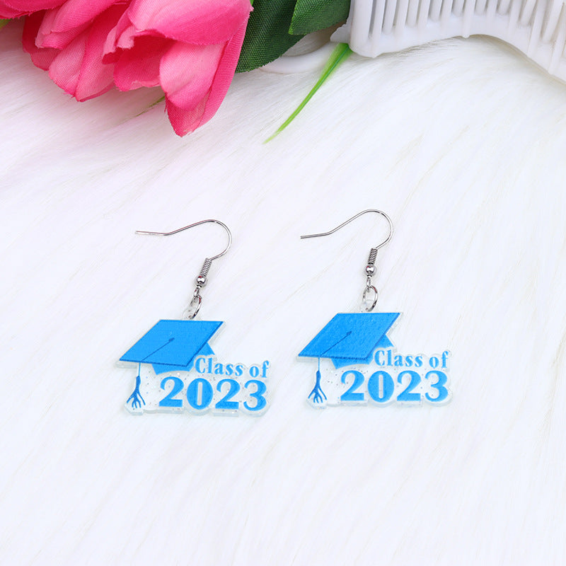 Acrylic Halloween Colorful Transparent Earrings (Minimo de Compra 2) MYA-DuA026