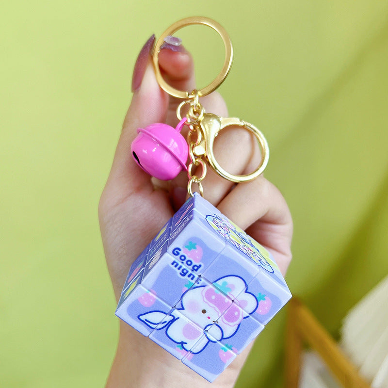 PVC new decompression puzzle cartoon keychain MIC-YanG004