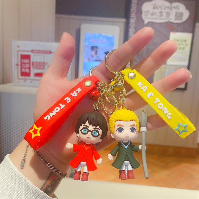 resin magic school keychain MIC-HongY001