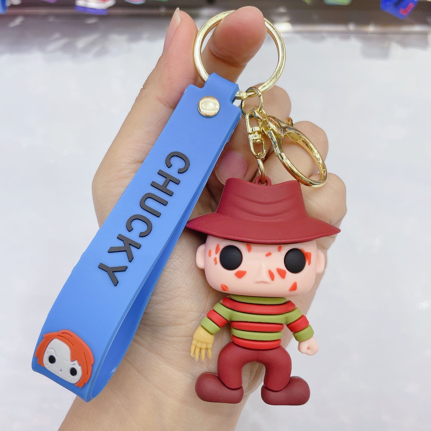 PVC new Halloween cartoon key chain (Minimo de compra 2）MIC-JuS013