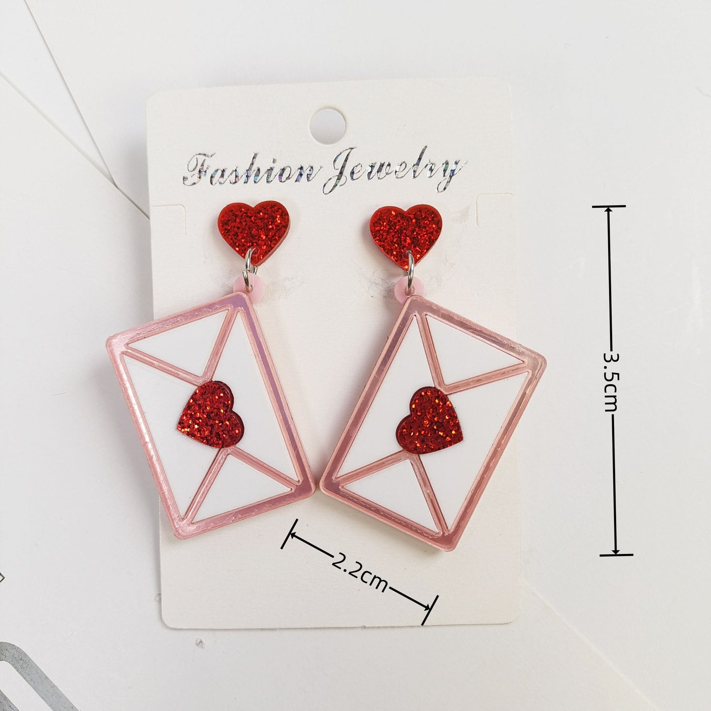 Alloy Love Letter Earrings MIC-JiaY024