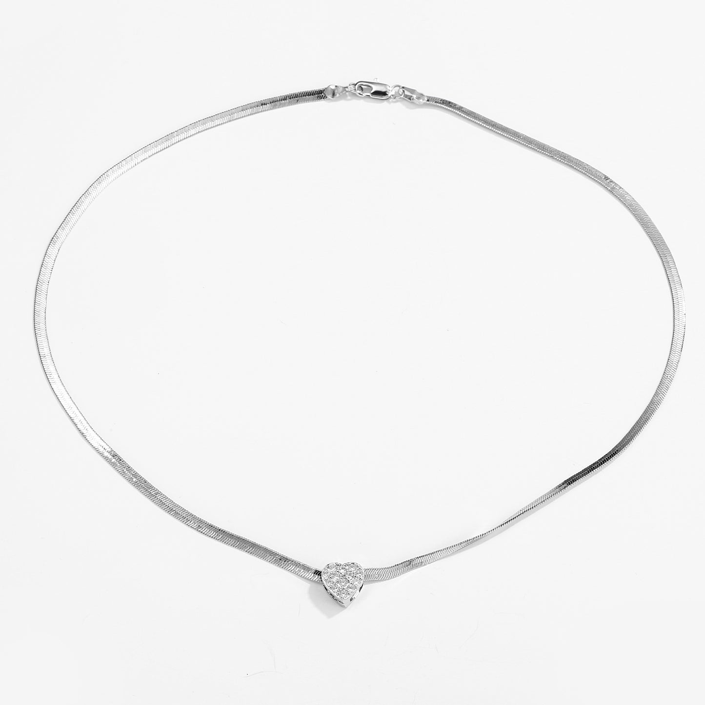 Stainless Steel Heart Necklace MYA-JuC021