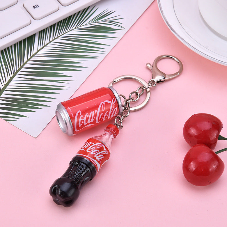 Keychains For Backpacks PVC Cola Bottle Keychain Minimo de compra 2 MIC-YY029