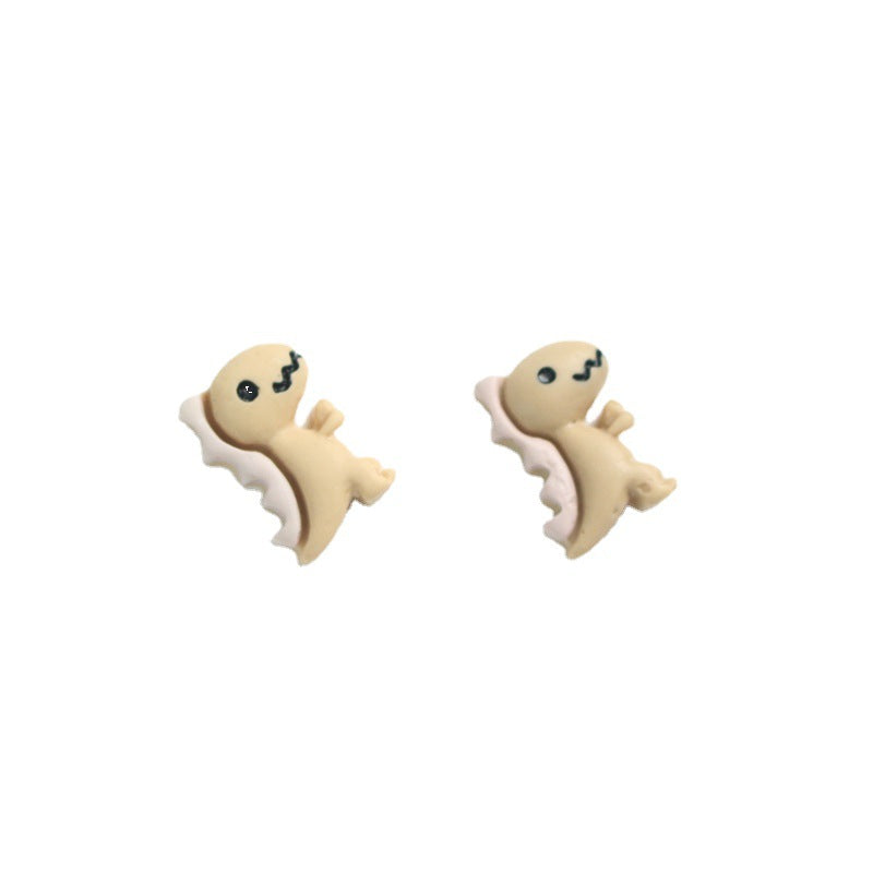 Acrylic Mini Dinosaur Earrings  (Minimo de Compra 2) MYA-PingH022