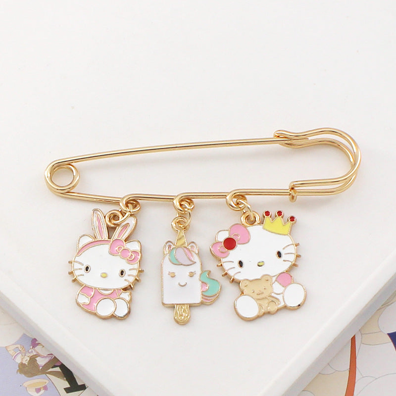 Alloy cartoon animal brooch (Minimo de compra 2) MIC-LiY015