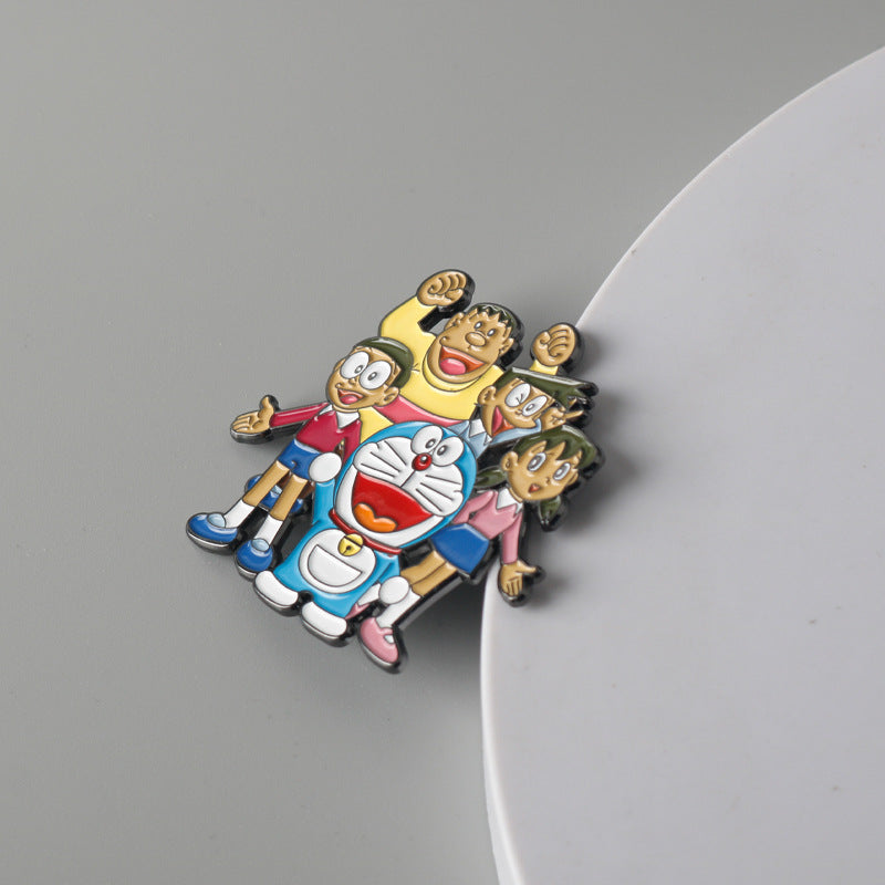 Alloy cartoon Doraemon brooch MIC-ChuQ008