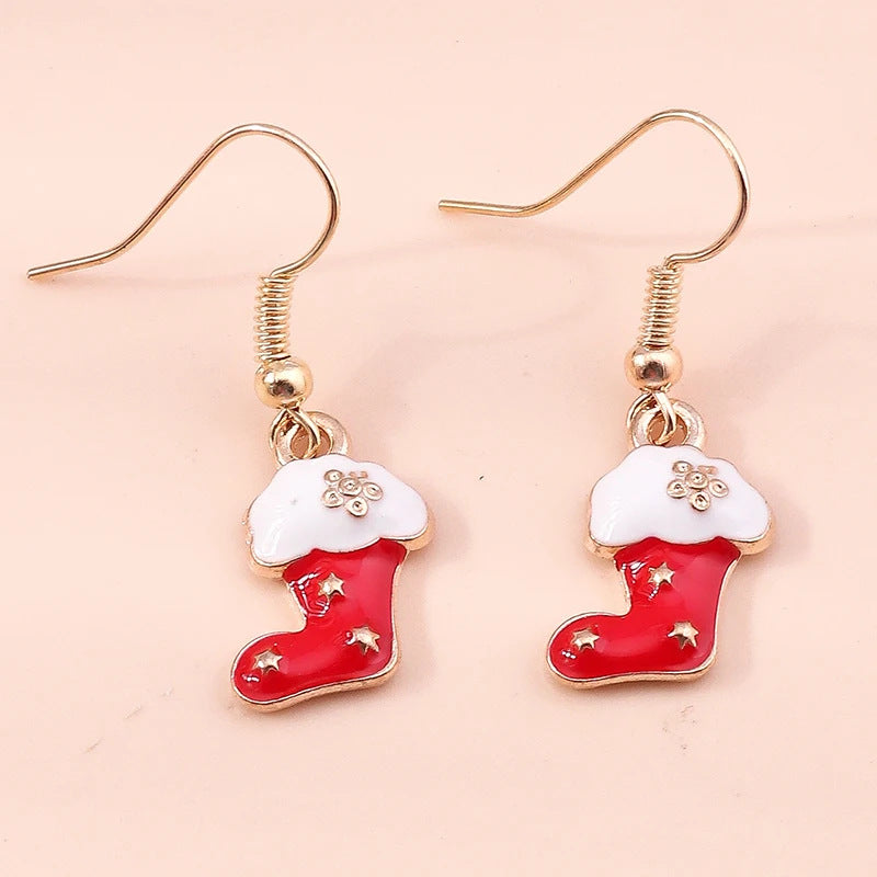 Acrylic Christmas Tree Earrings (Minimo de Compra 10)  MIC-YuQ003