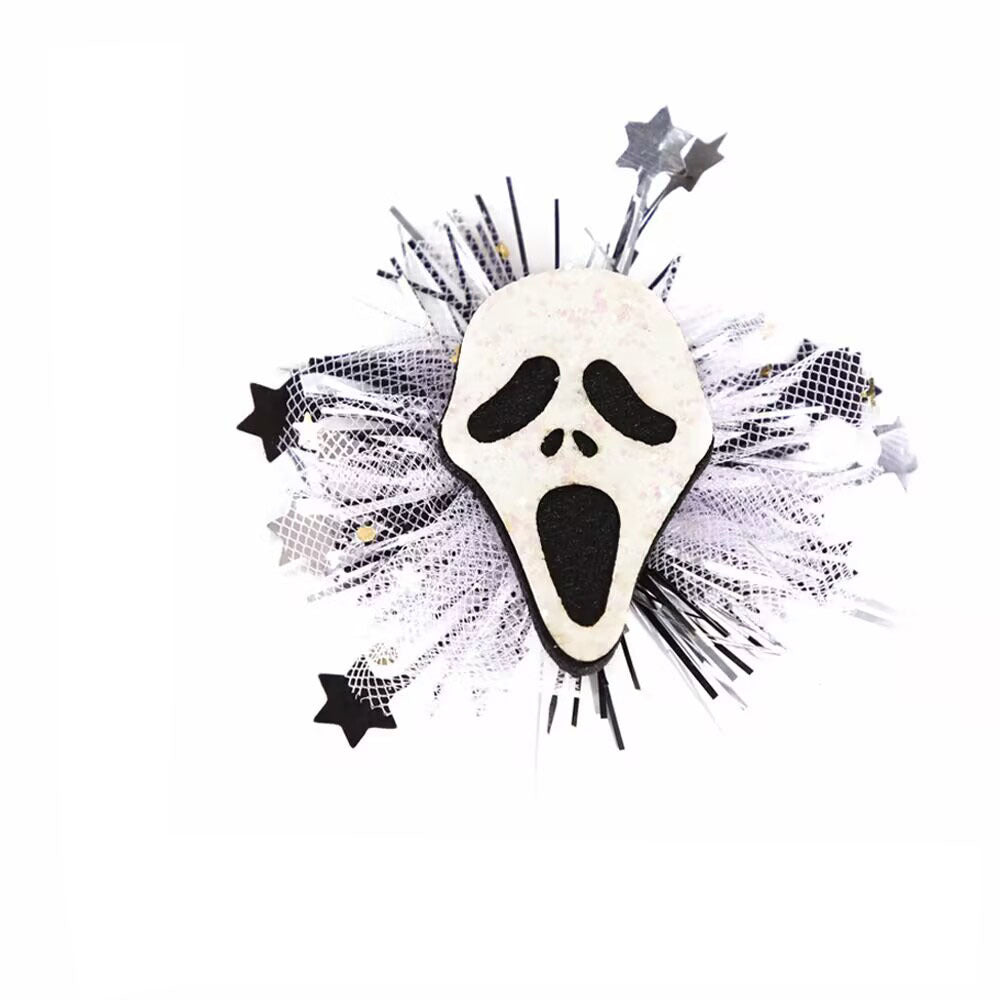 Plastic Halloween Ghost Hairpin (Minimo de Compra 2) MIC-TanC004