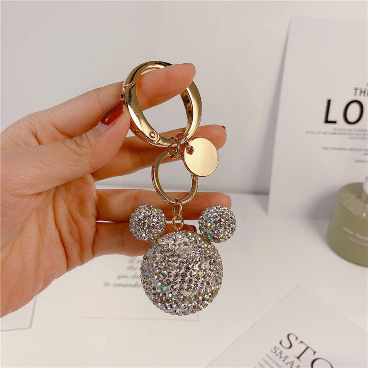 Diamond cartoon doll key chain  （Minimo de compra 2） MYA-LianX002