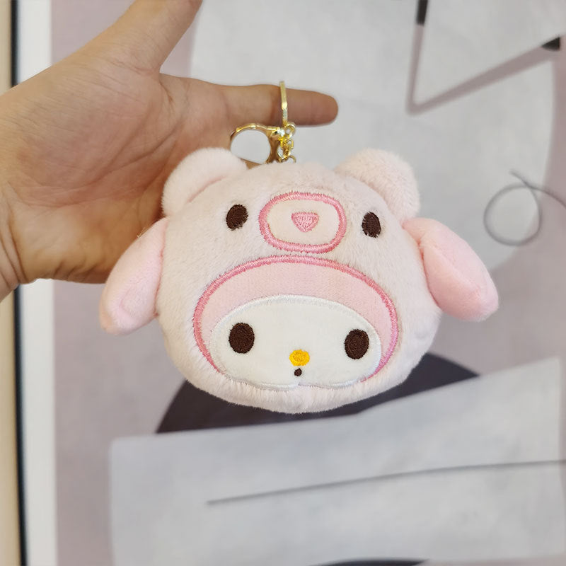 Plush cute cartoon keychain  (Minimo de compra 3) MYA-TuoY004