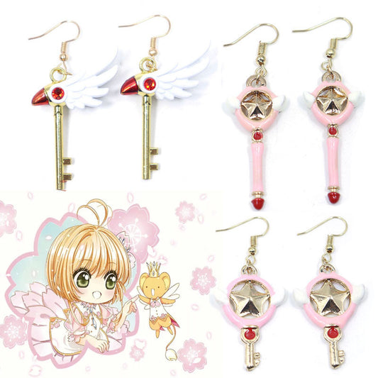 Alloy versatile cherry blossom earrings (Minimo de Compra 2) MIC-XuXin001