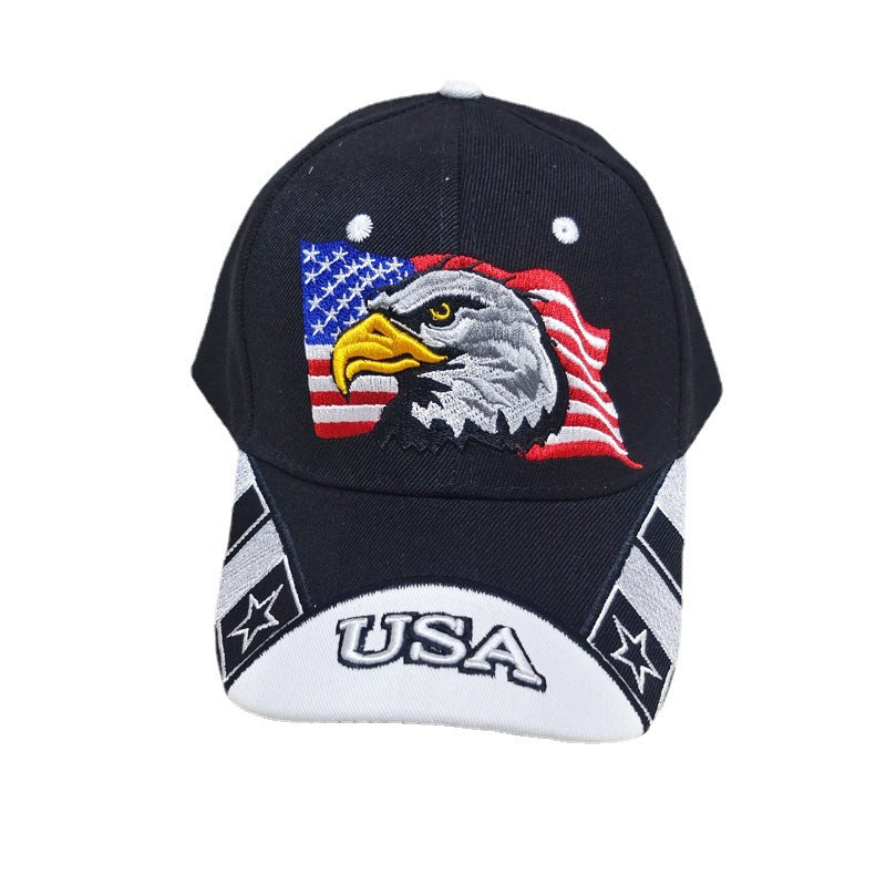 Cotton eagle embroidered Baseball cap (Minimo de compra 2)  MYA-BoD004