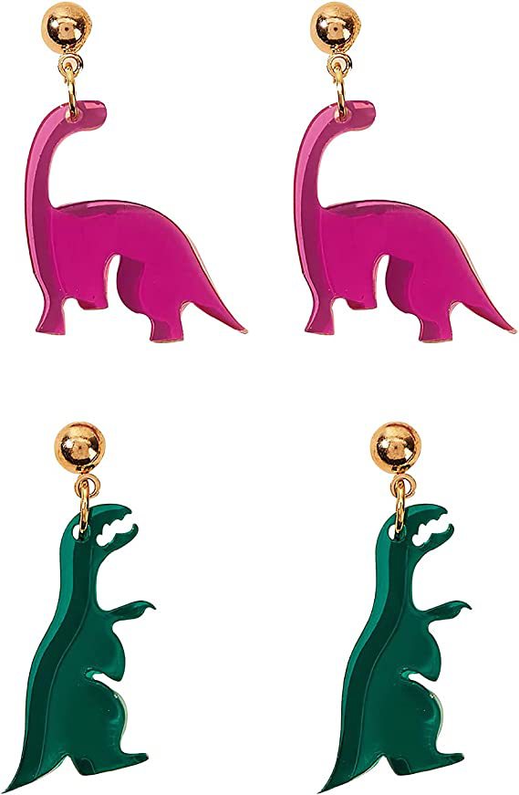 Acrylic cute animal dinosaur earrings (Minimo de Compra 2) MIC-YunXi006