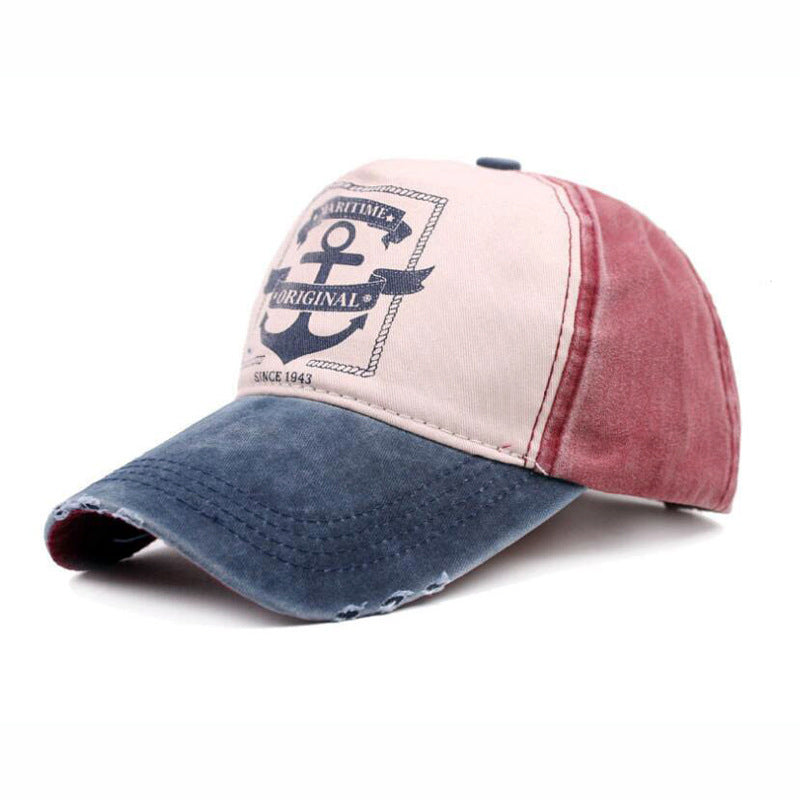 Cotton boat anchor retro Baseball cap (Minimo de compra 2)  MYA-BoD001