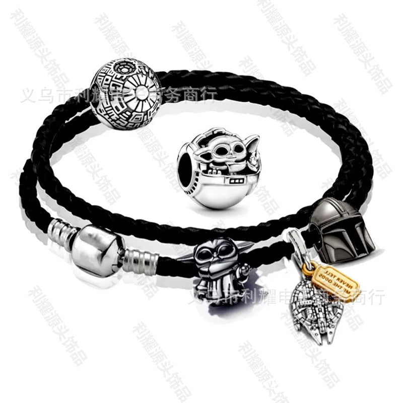 Alloy DIY Pandora Cartoon Bracelet MIC-LiY032