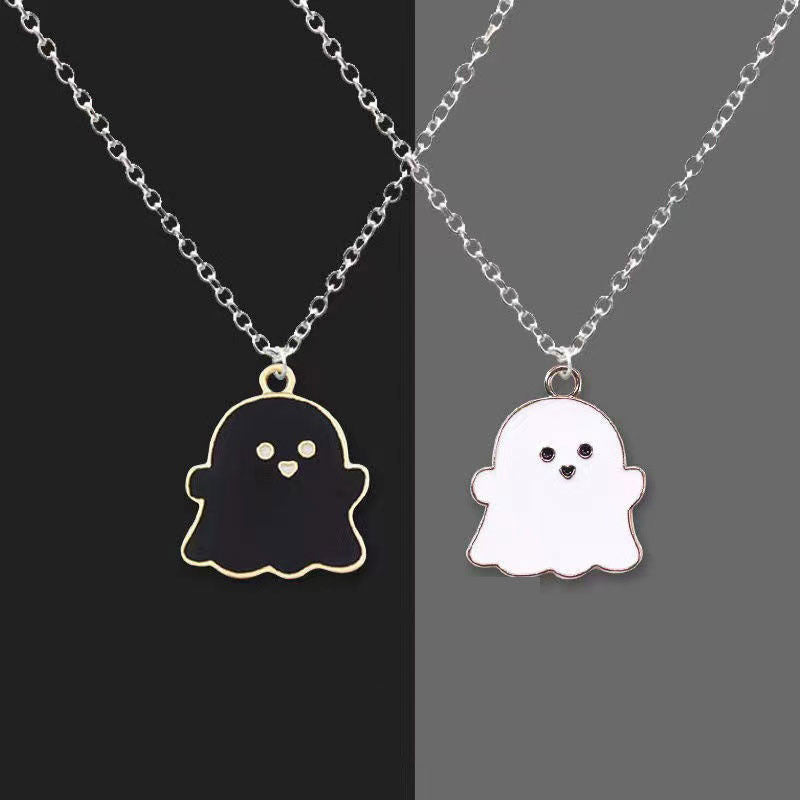 Cartoon Alloy Ghost Necklace （Minimo de compra 2） MIC-DinH008