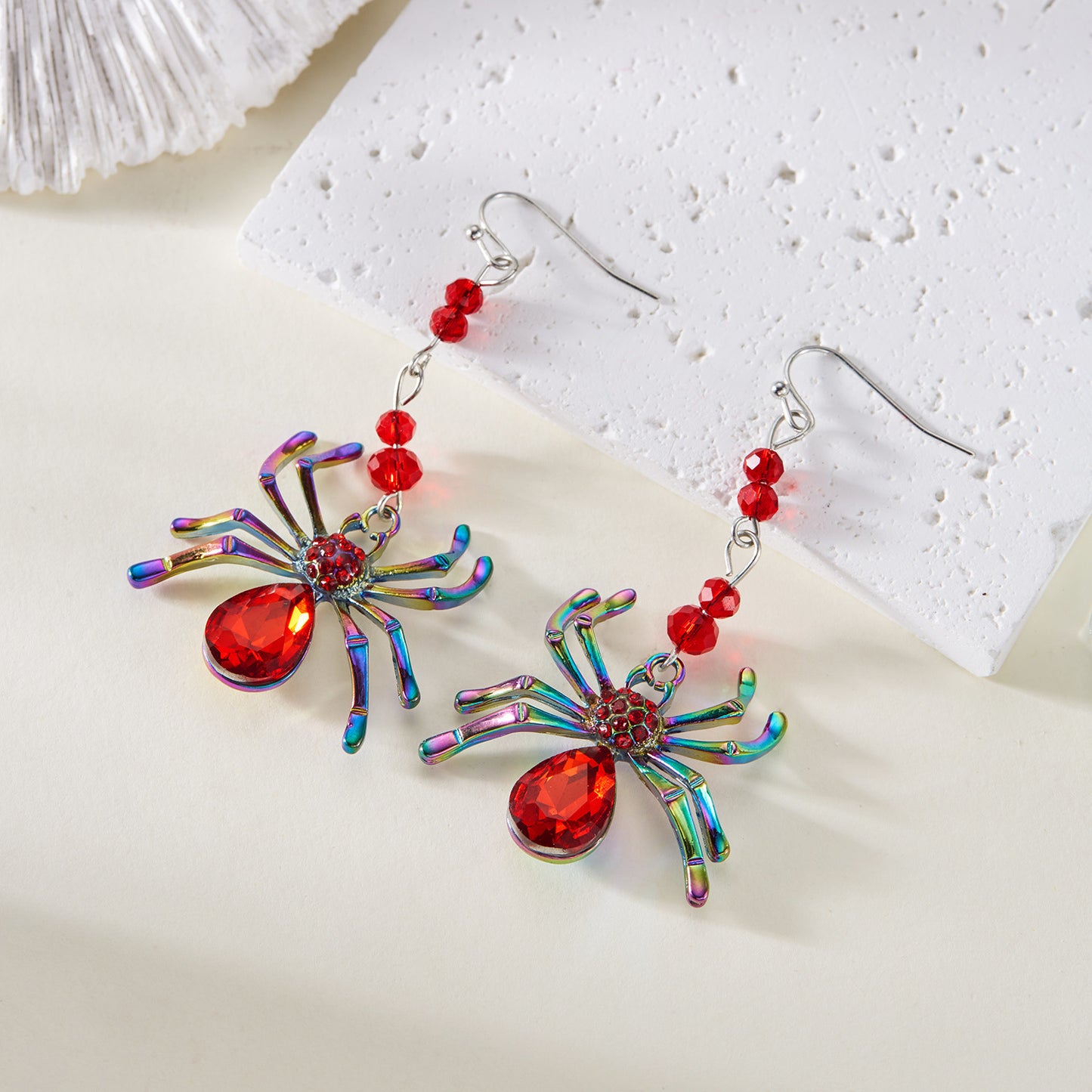 Alloy Halloween New Spider Earrings MIC-ChuY013