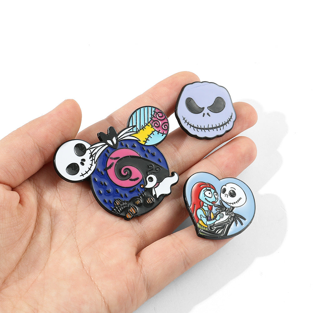 Alloy Christmas Eve Horror Series brooch (Minimo de Compra 2) MIC-ZhuoL025