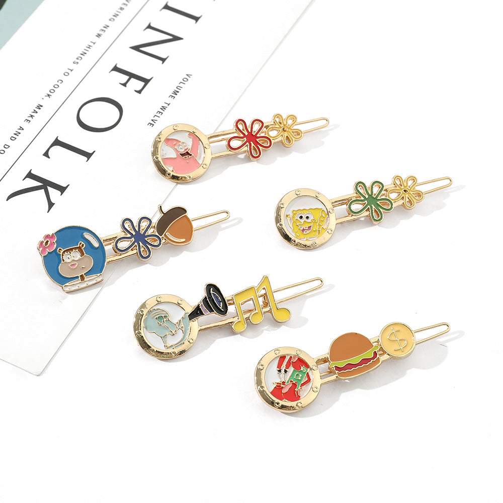 Alloy cute cartoon hair clip (Minimo de compra 2) MIC-YunX018