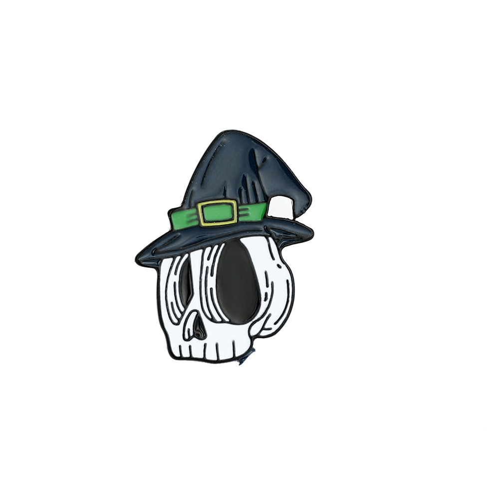 Wraith brooch with alloy Halloween hat (Minimo de Compra 2) MIC-ShengY046