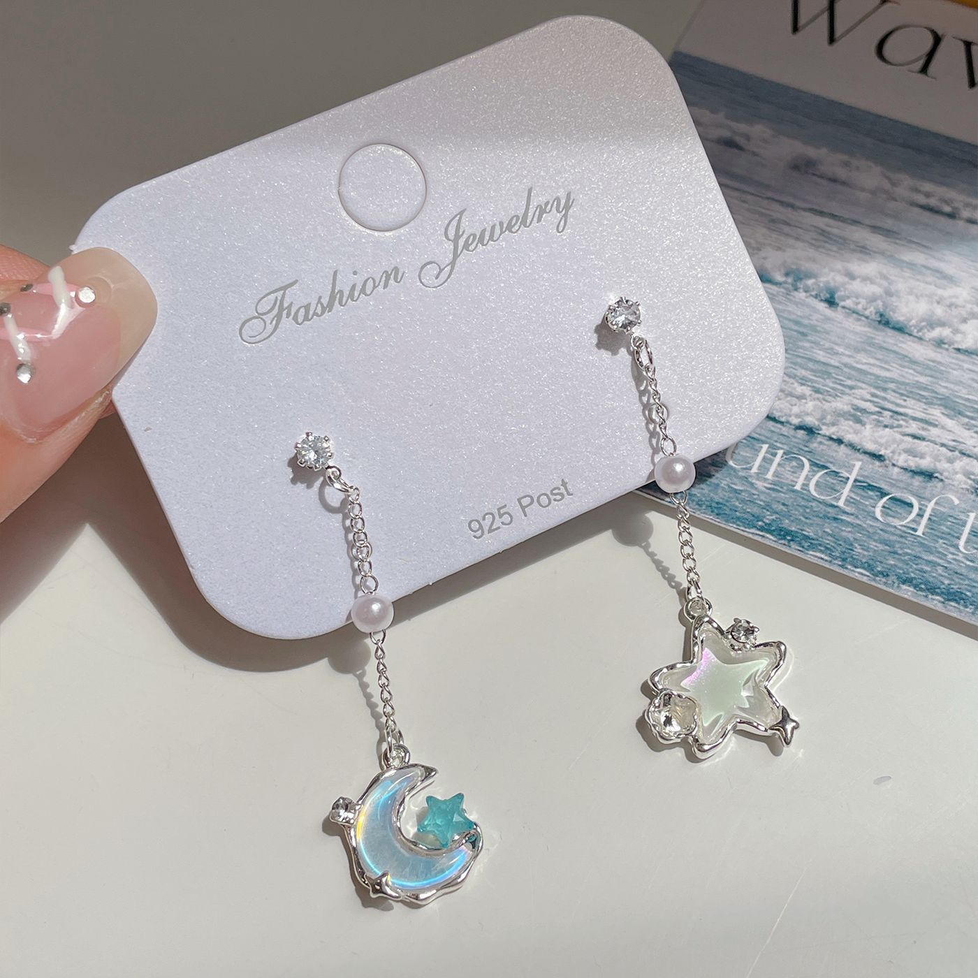 Alloy Ocean Series Blue Earrings MIC-ShuangX045