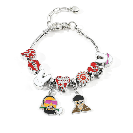 Cartoon Alloy Rabbit Bracelet Minimo de compra 5 MYA-ShaoH006