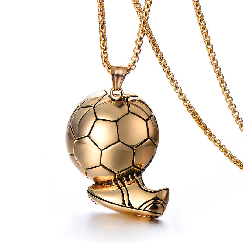 Necklaces Alloy Stainless Steel Matching Chain Football 2022 Qatar World Cup NingL001