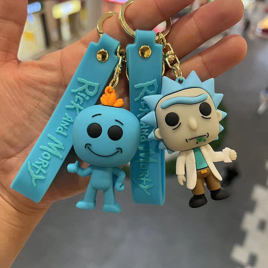 PVC Rick and Morty keychain MIC-MiaoY084