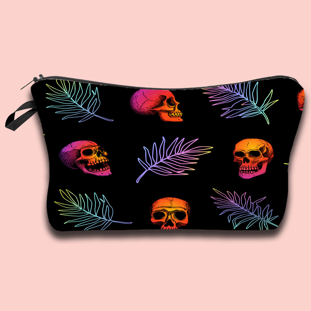 Polyester Skull Printing Makeup Bag (Minimo de Compra 2) MYA-QB002