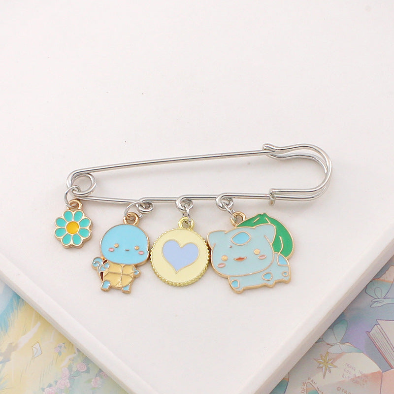 Alloy cute cartoon anime brooch (Minimo de compra 2) MIC--LiY037