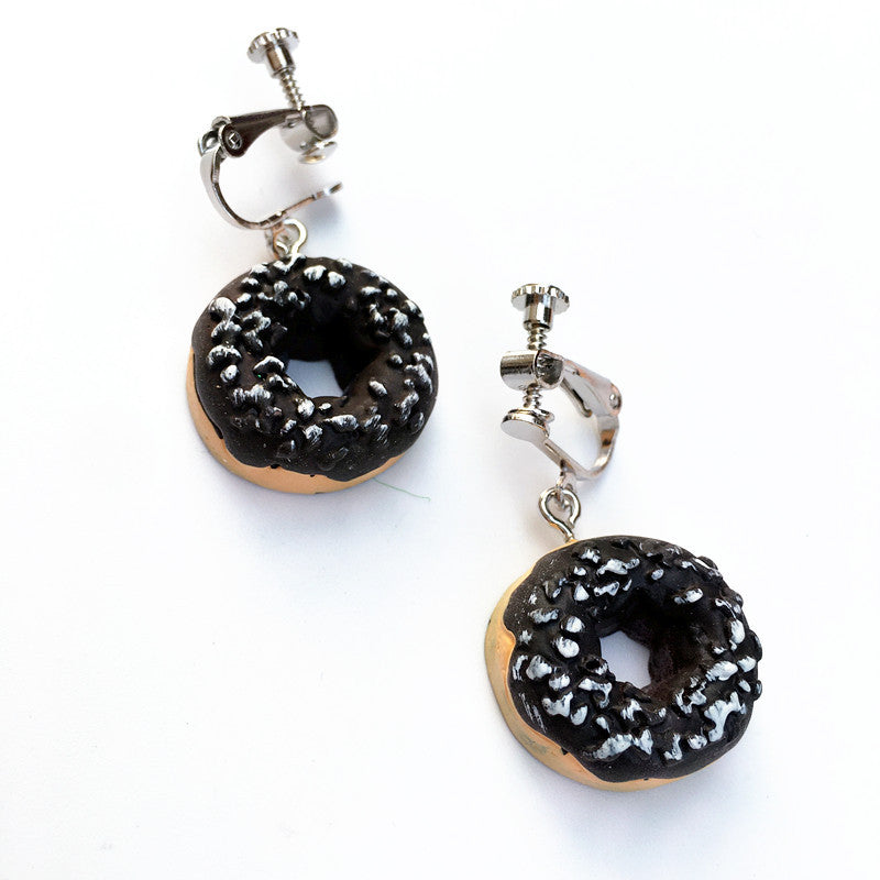 Acrylic New Donut Earrings (Minimo de Compra 2) MIC-ChouT037