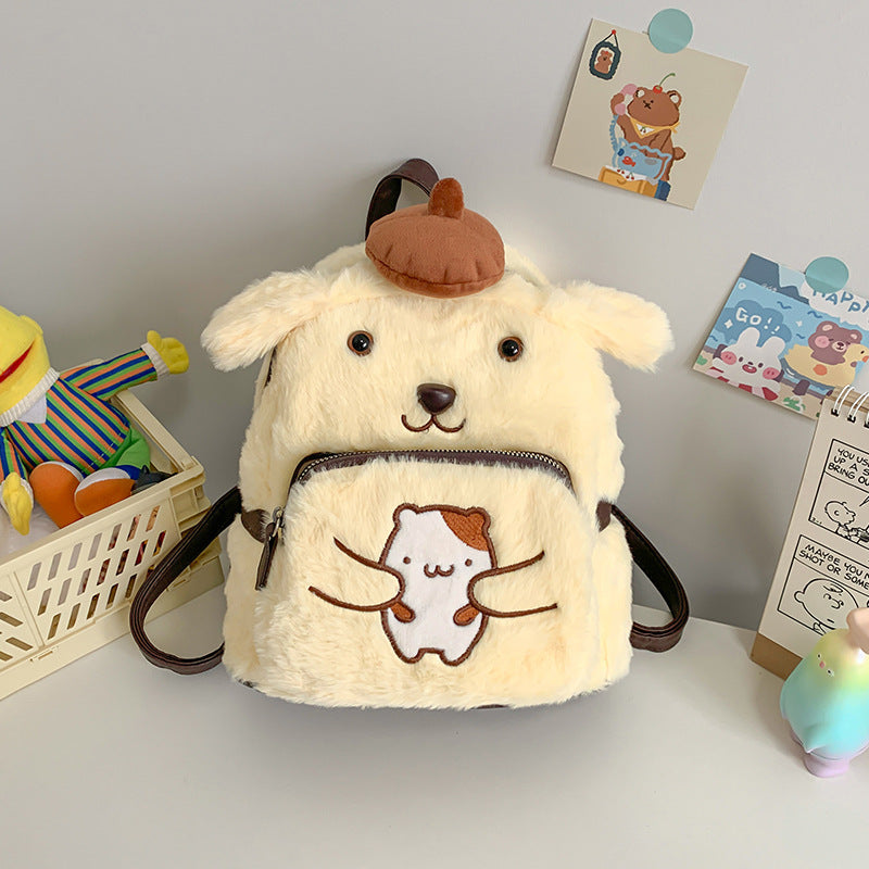 Shoulder Bag Plush Cartoon Casual (S) ZeZ001