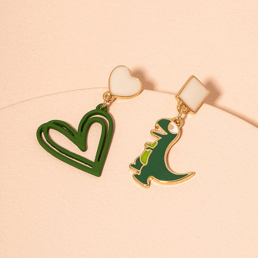 Acrylic Dinosaur Earrings MIC-HLM023