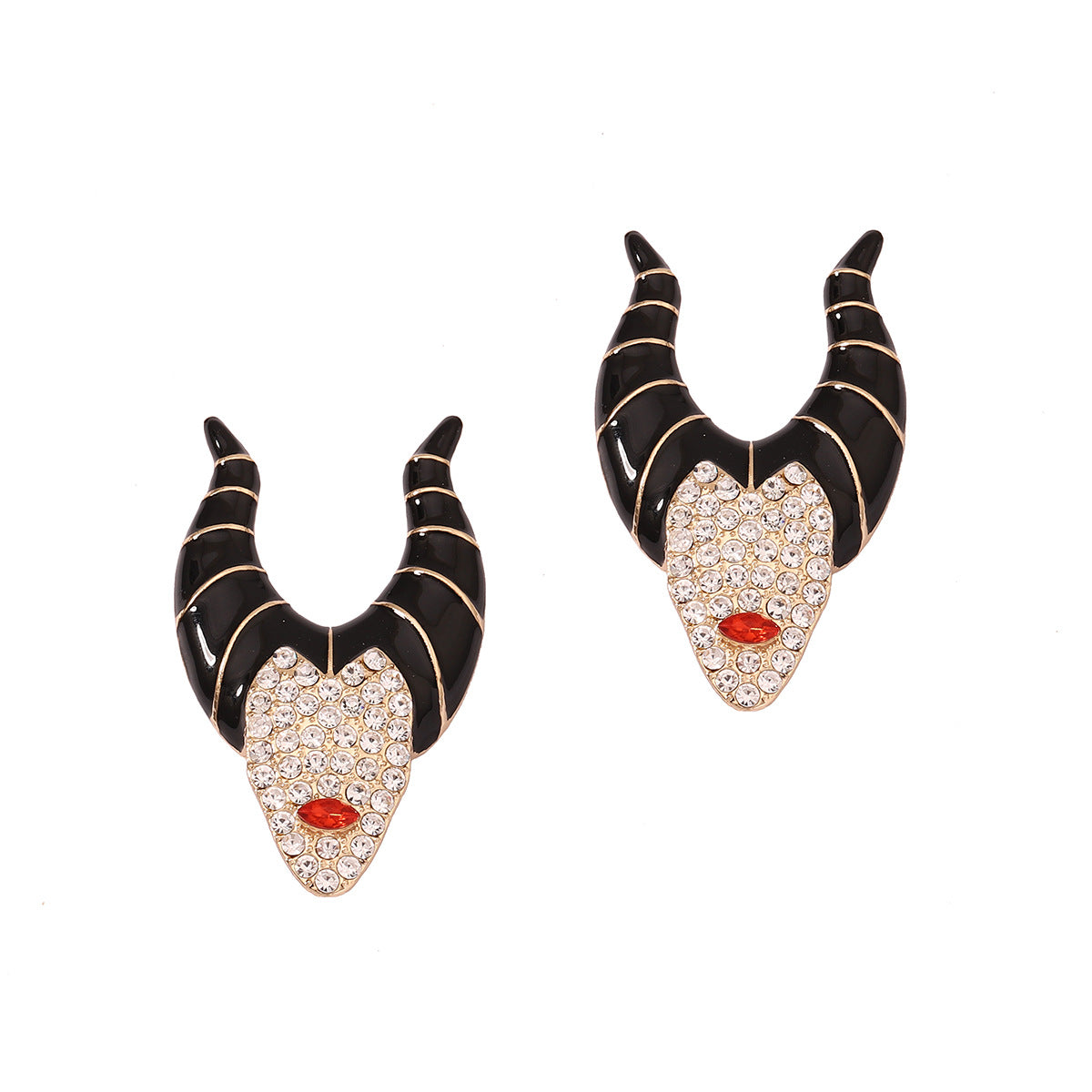 Alloy Sleeping Curse Witch Earrings MIC-YueL022