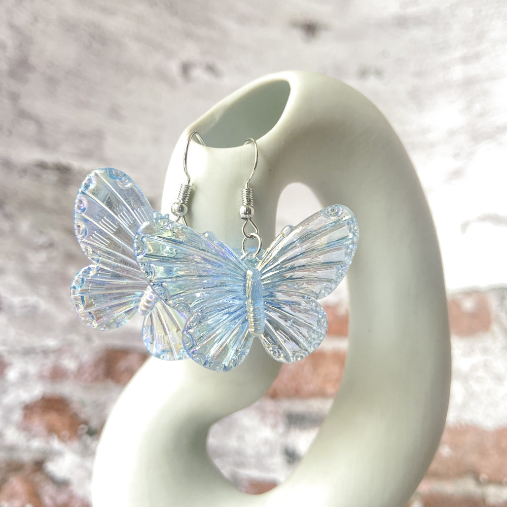 Acrylic ins Wind Butterfly Earrings (Minimo de compra 2) MYA-YiD028