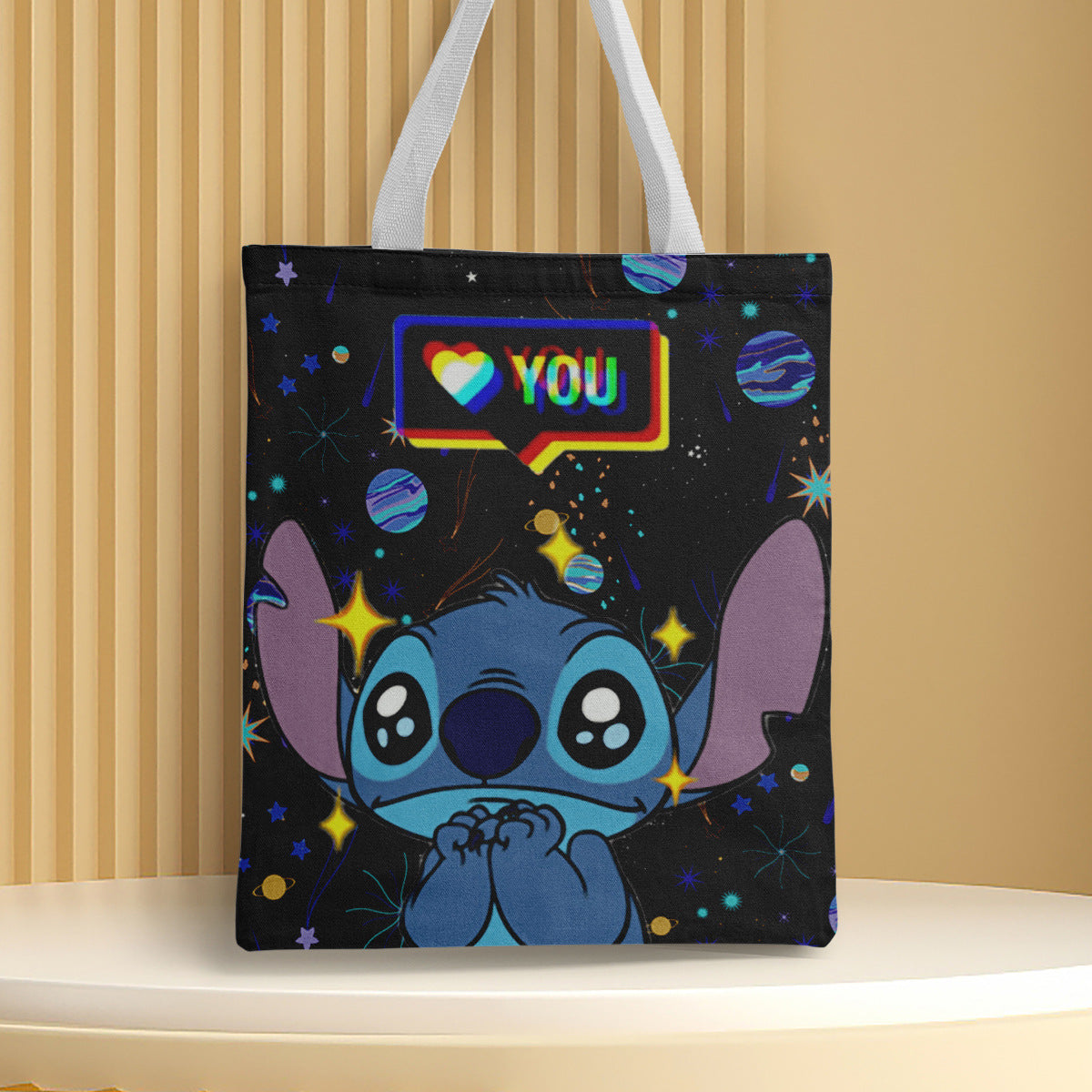 Polyester cartoon printed canvas bag (Minimo de Compra 2) MYA-QB001