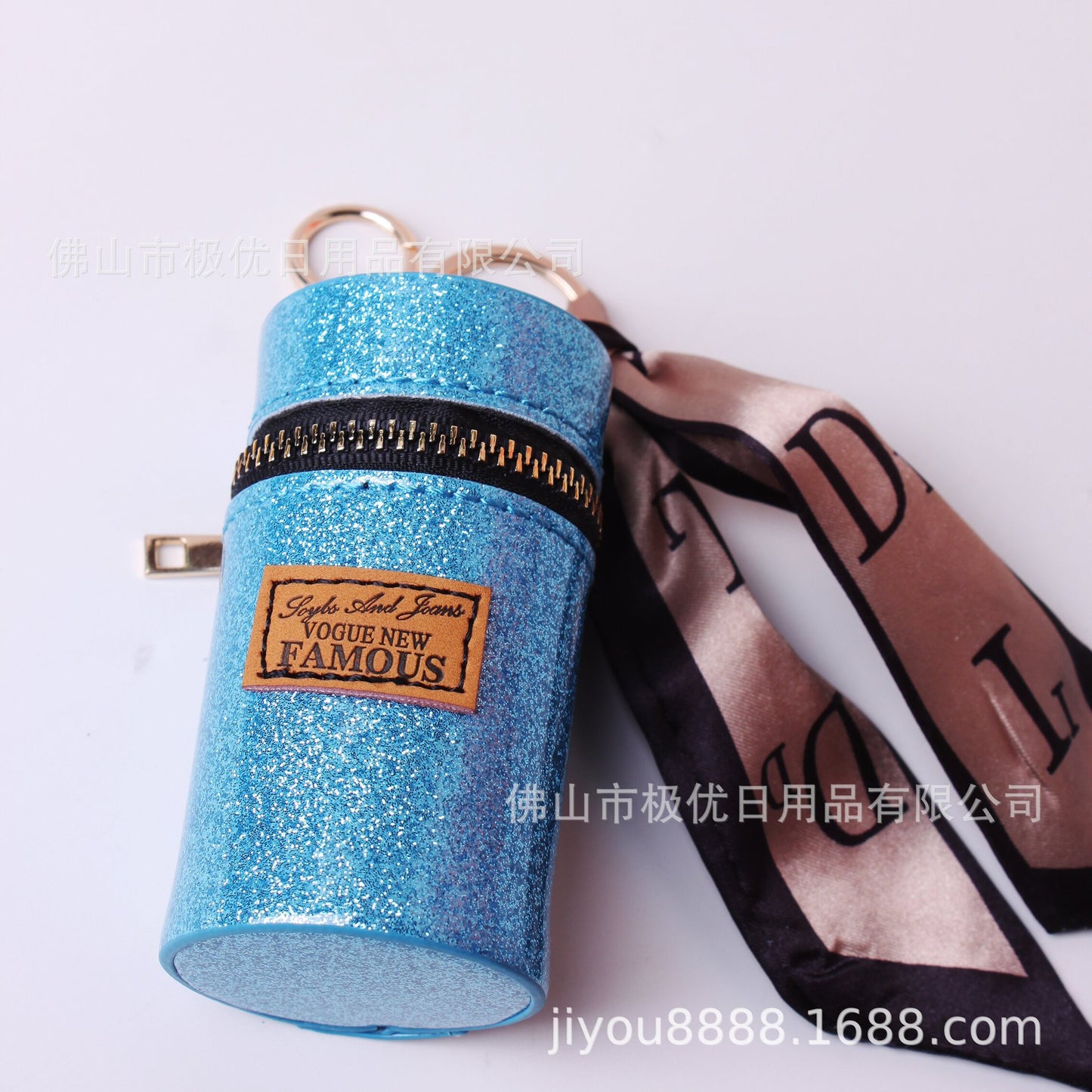 PU bags with diamond keychains JiY003