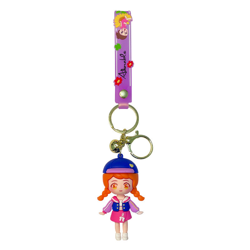 PVC anime Girl Key Chain MIC-JinG009