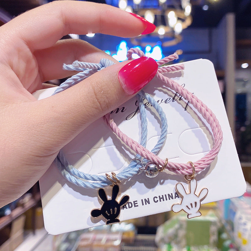 Bracelet Cute dog cartoon bell braceletHongM003