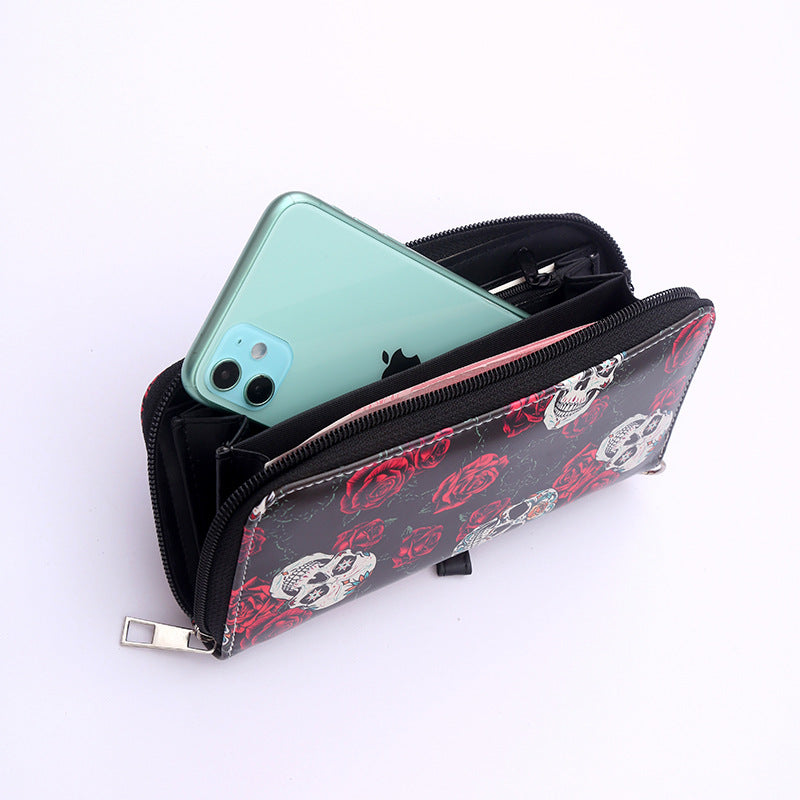 PU Funny Skull Wallet MIC-MaoM008