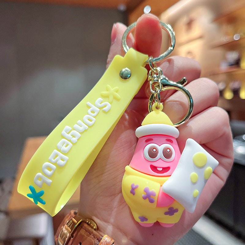 PVC cute sponge baby keychain MIC-XuanW015