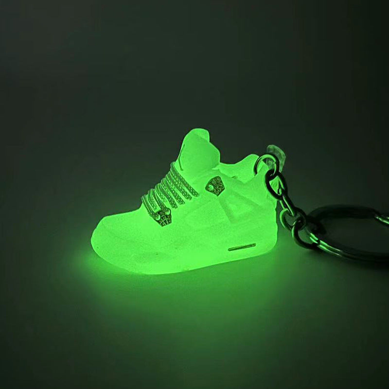 Keychains PVC Stereo Shoe Model Luminous Sneakers MIC-QLP037