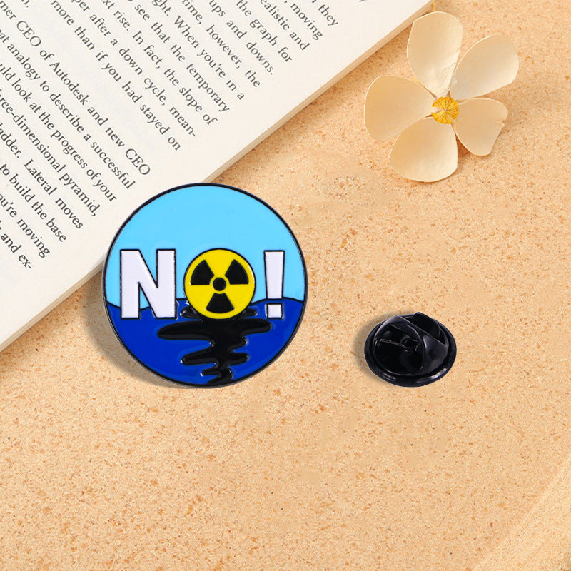 Alloy radioactive radiation marker brooch (Minimo de Compra 5) MIC-YiN003