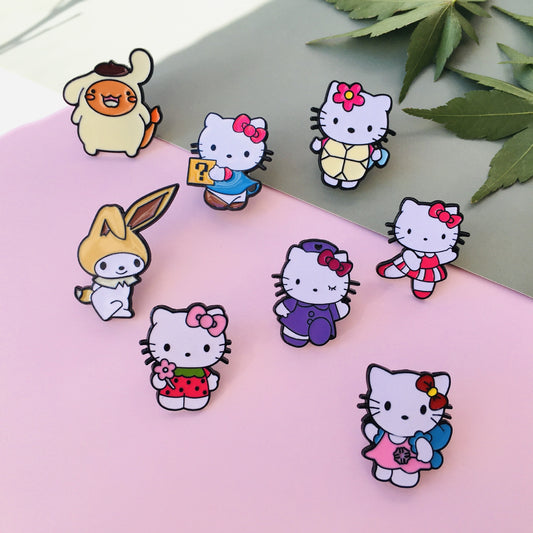 Alloy cute cat brooch (Minimo de Compra 2)  MIC-ChenR004