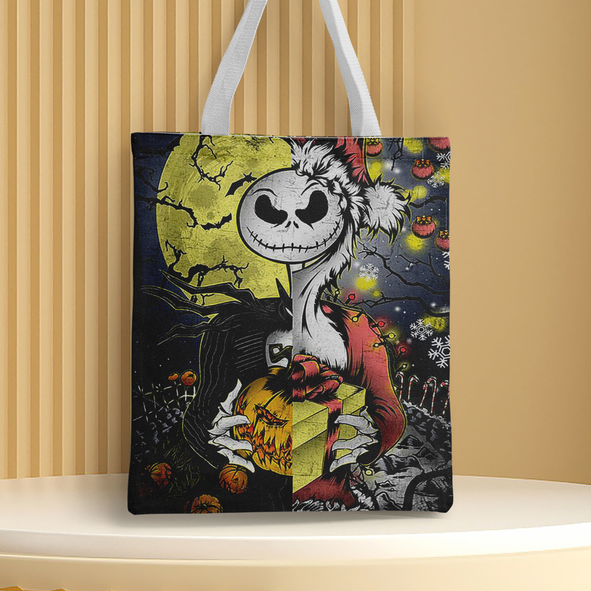 Polyester Halloween canvas shoulder bag (Minimo de Compra 2) MYA-QB010