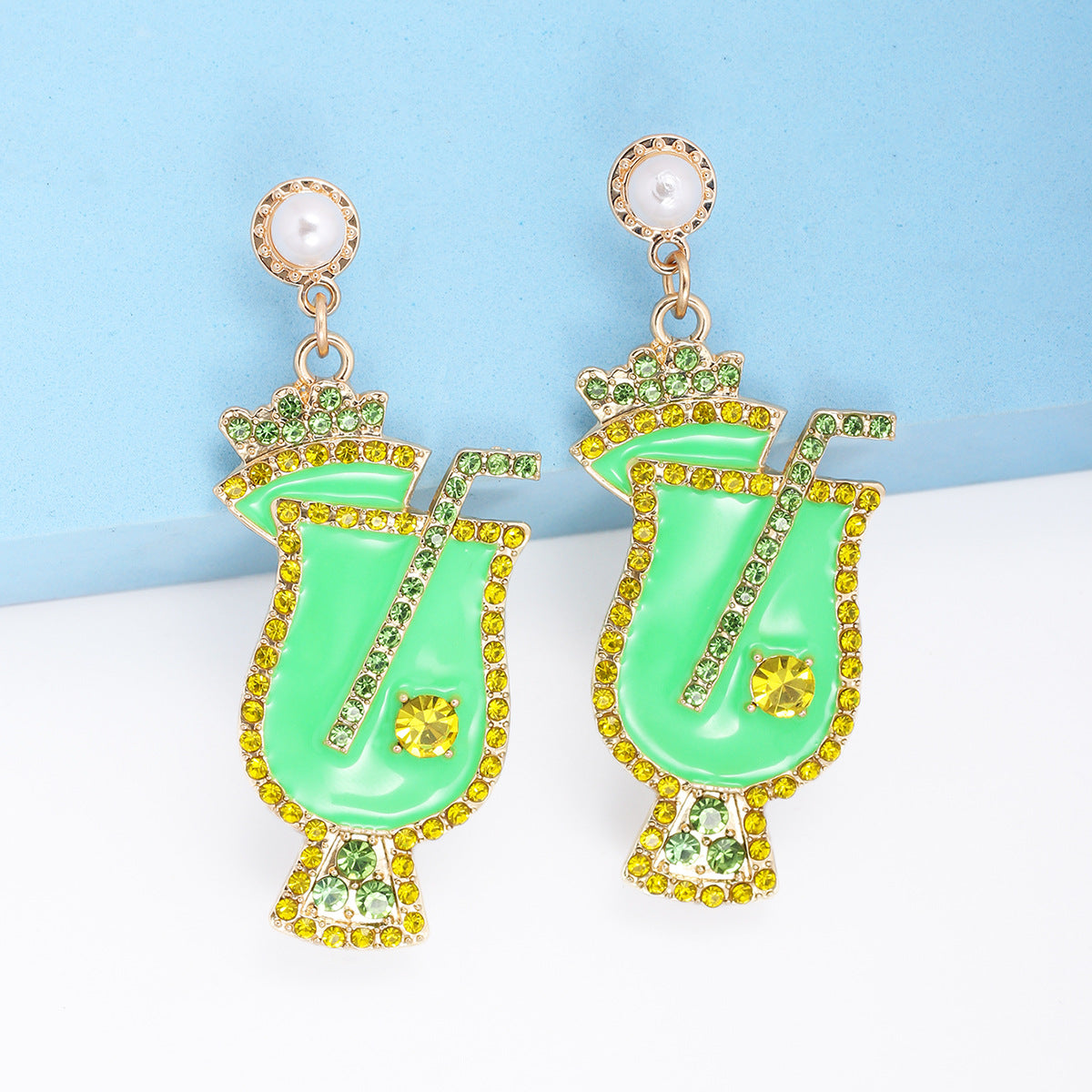 Alloy Fruit Cup Earrings MIC-JuJ010