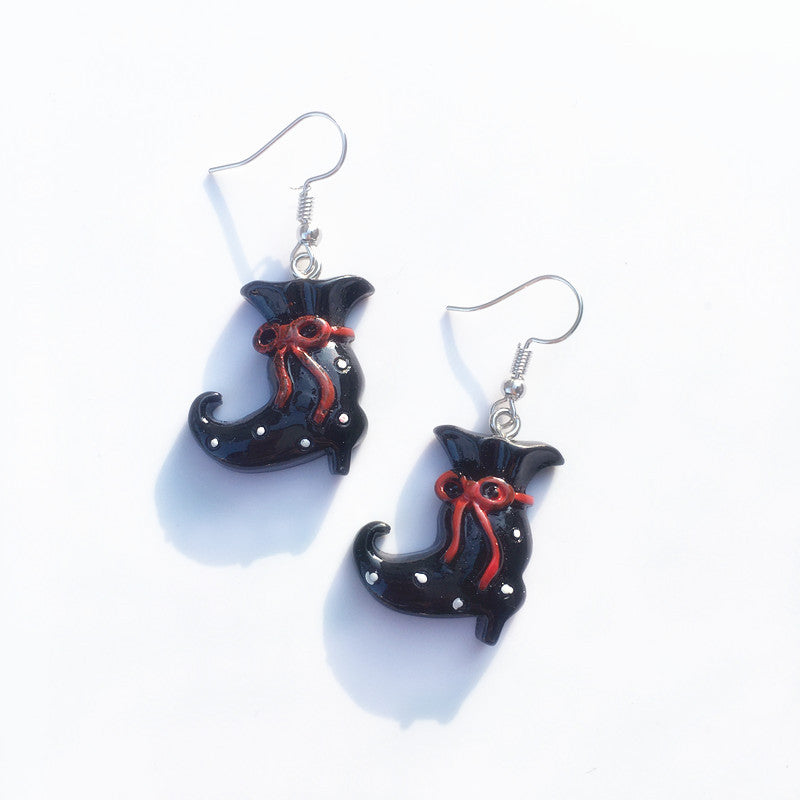 Acrylic funny Halloween earrings MIC-ChouT002